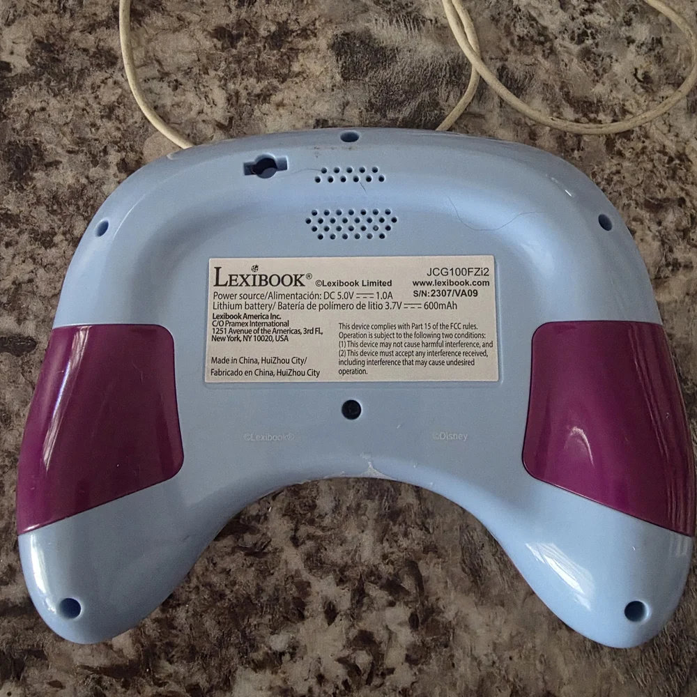 Frozen Bilingual Handheld Game Console - Purple and Blue 100 Games